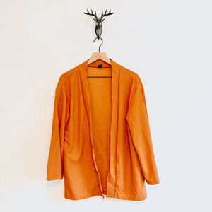 SHEIN Men’s Orange Cardigan Size Medium